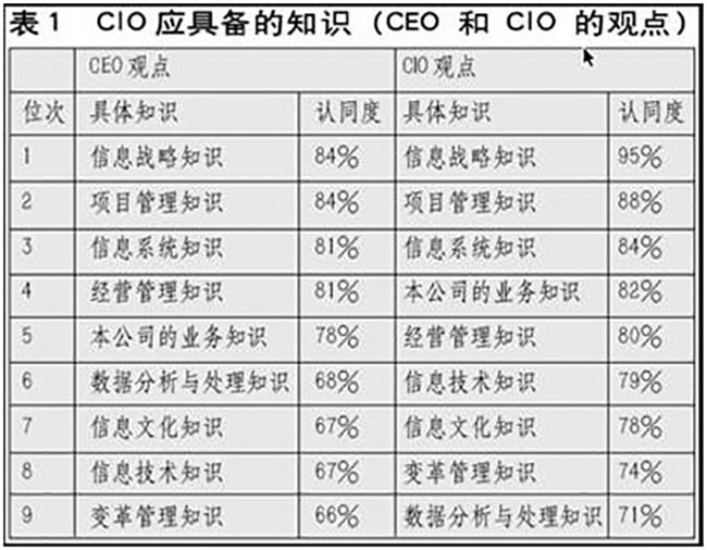 赖茂生：CIO的职责、素质和培训