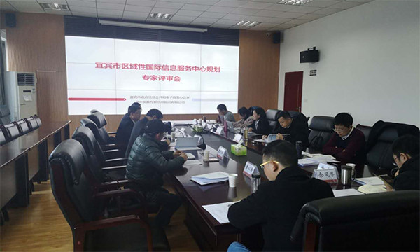 庄闲游戏互联编制的宜宾市区域性国际信息服务中心规划通过专家评审